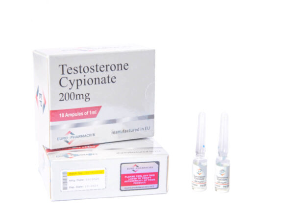 TESTOSTERONE CYPIONATE 200mg amp euro