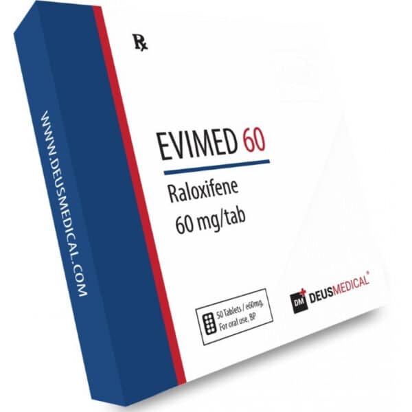 EVIMED 60 (Raloxifene HCL) 50tabs of 60mg DEUS MEDICAL