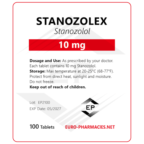 Stanozolex 10 (Winstrol) - 10mg/tab -100 tab/bag - Euro Pharmacies - USA Domestic