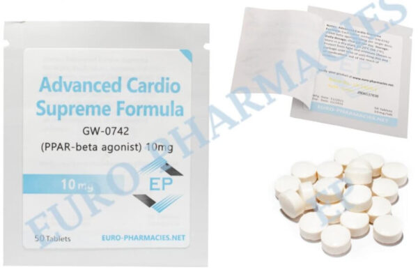 Advanced Cardio (GW 0742) 10mg tab 50tabs Euro Pharmacies EU