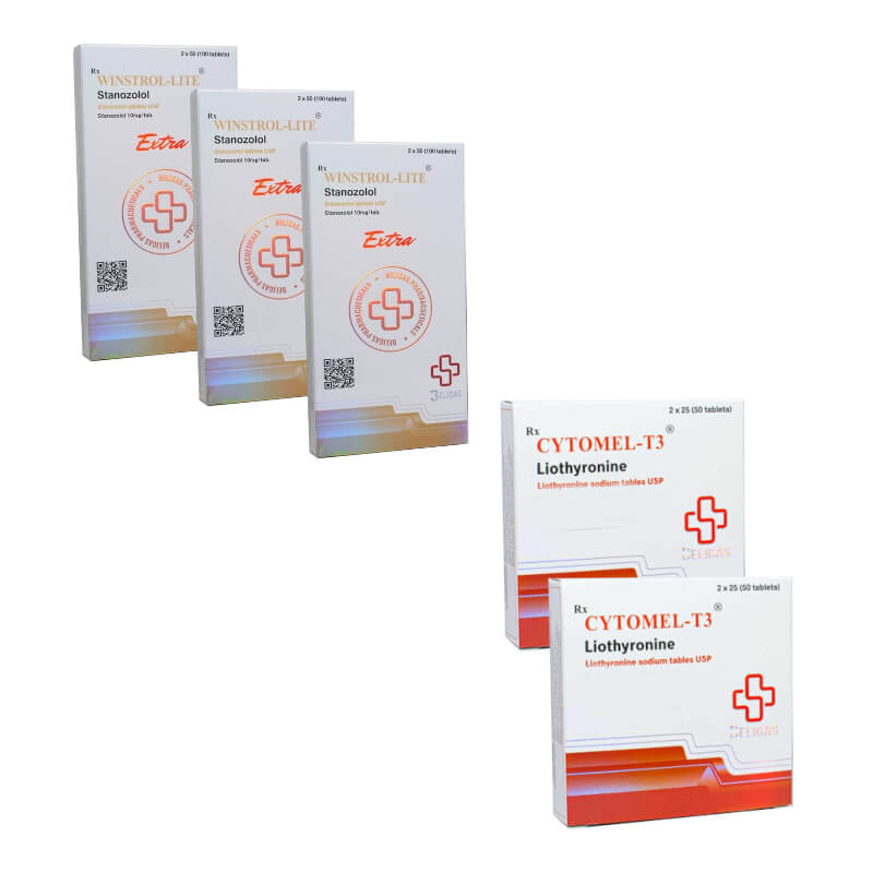Pack sèche Stanozolol + T3 Cytomel Stéroides oraux (8 Semaines) Beligas pharmaceuticals International