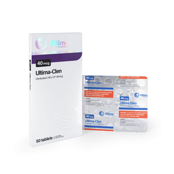 ultima clen 50 pills x 40 mcg