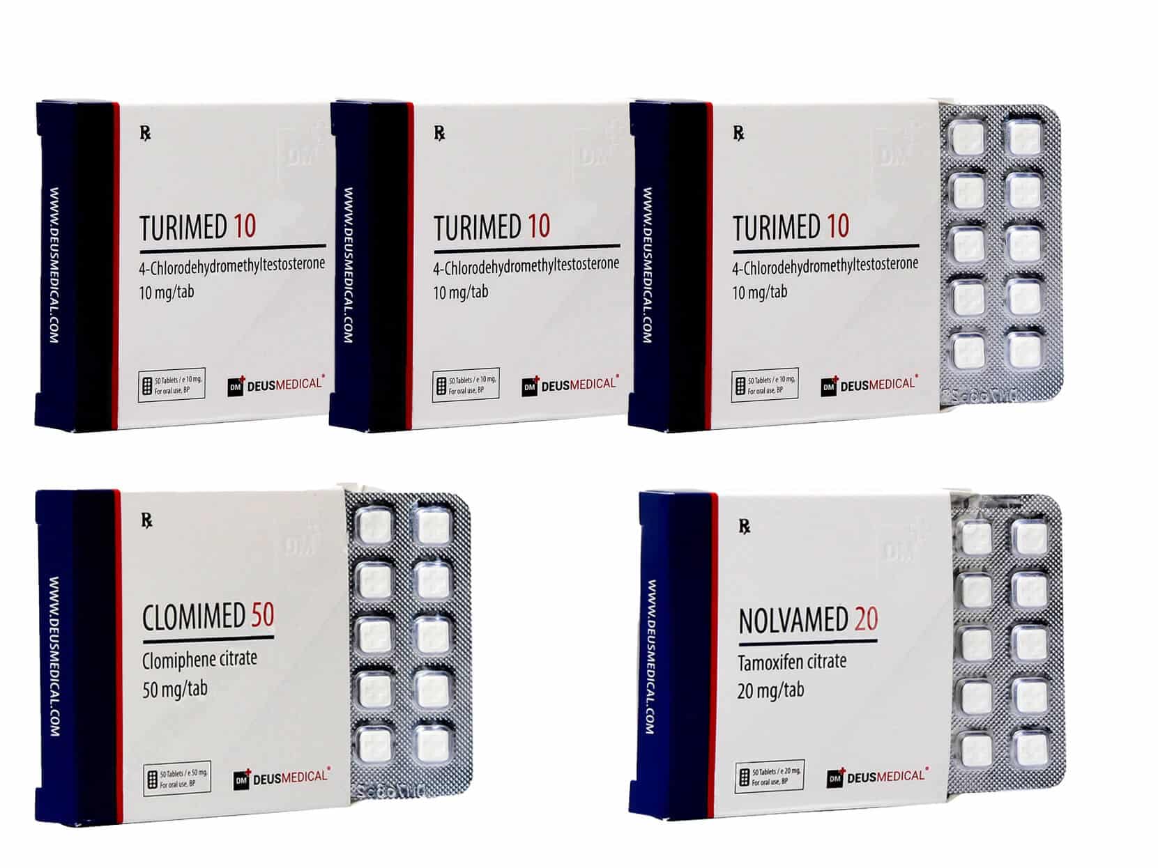 1 LEAN MUSCLE PACK ORAL TURINABOL PCT 6 weeks Deus Medical