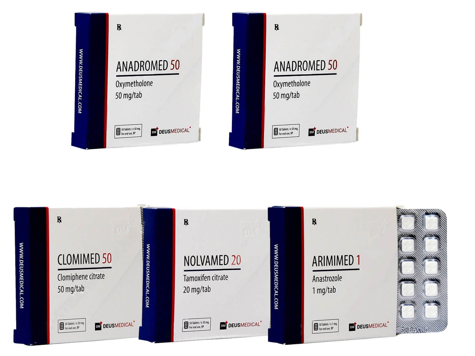Bulking pack Oral steroid Anadrol Oxymetholone 4 weeks Deus Medical