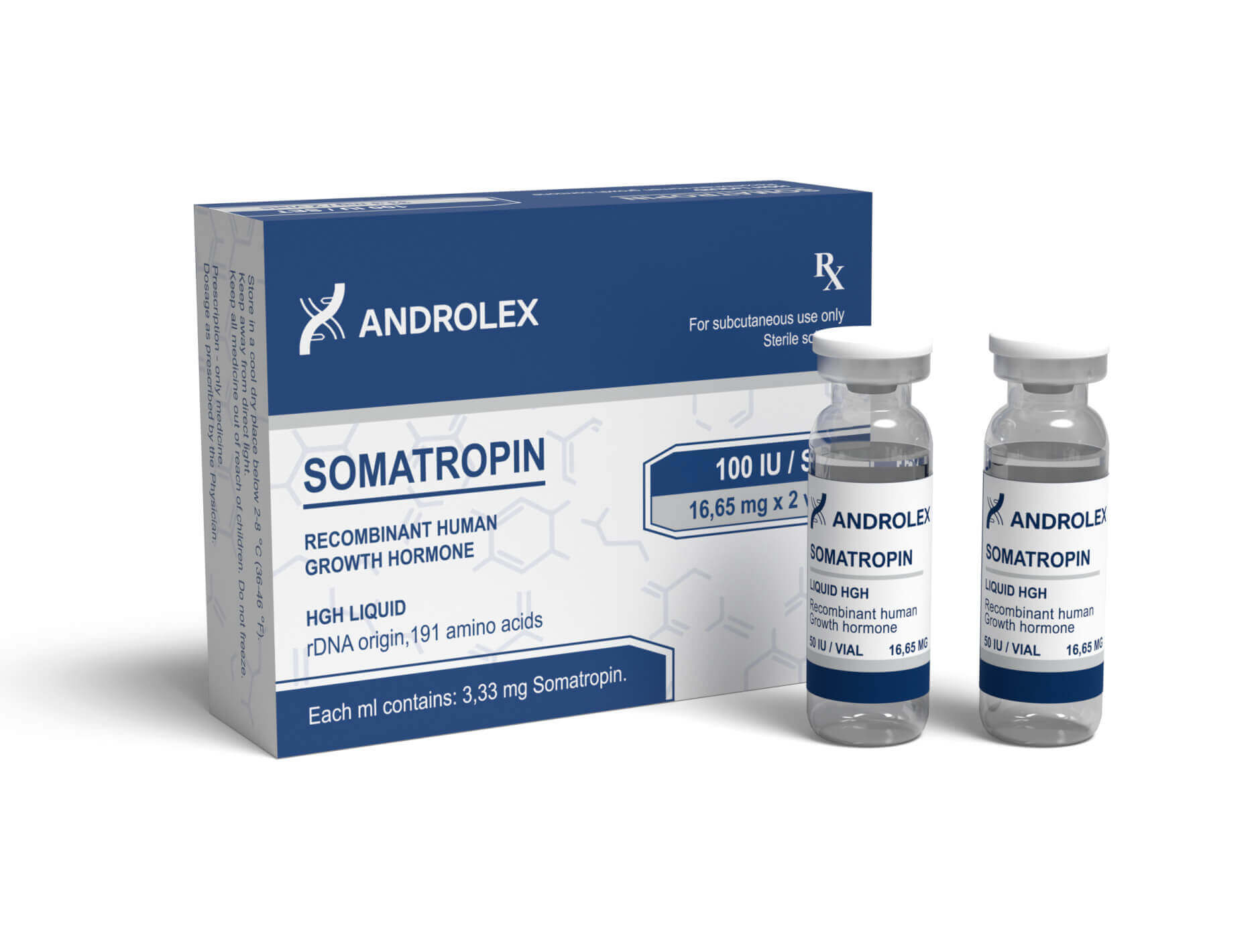 Somatropin HGH Liquid 100 iu - ANDROLEX