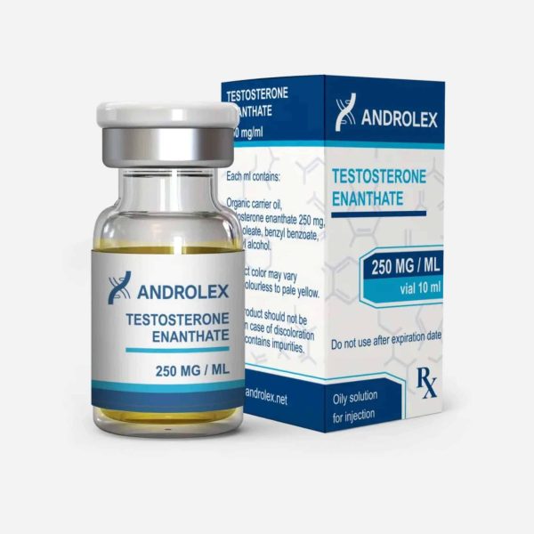 Testosterone enanthate 250 mg/ml vial- ANDROLEX