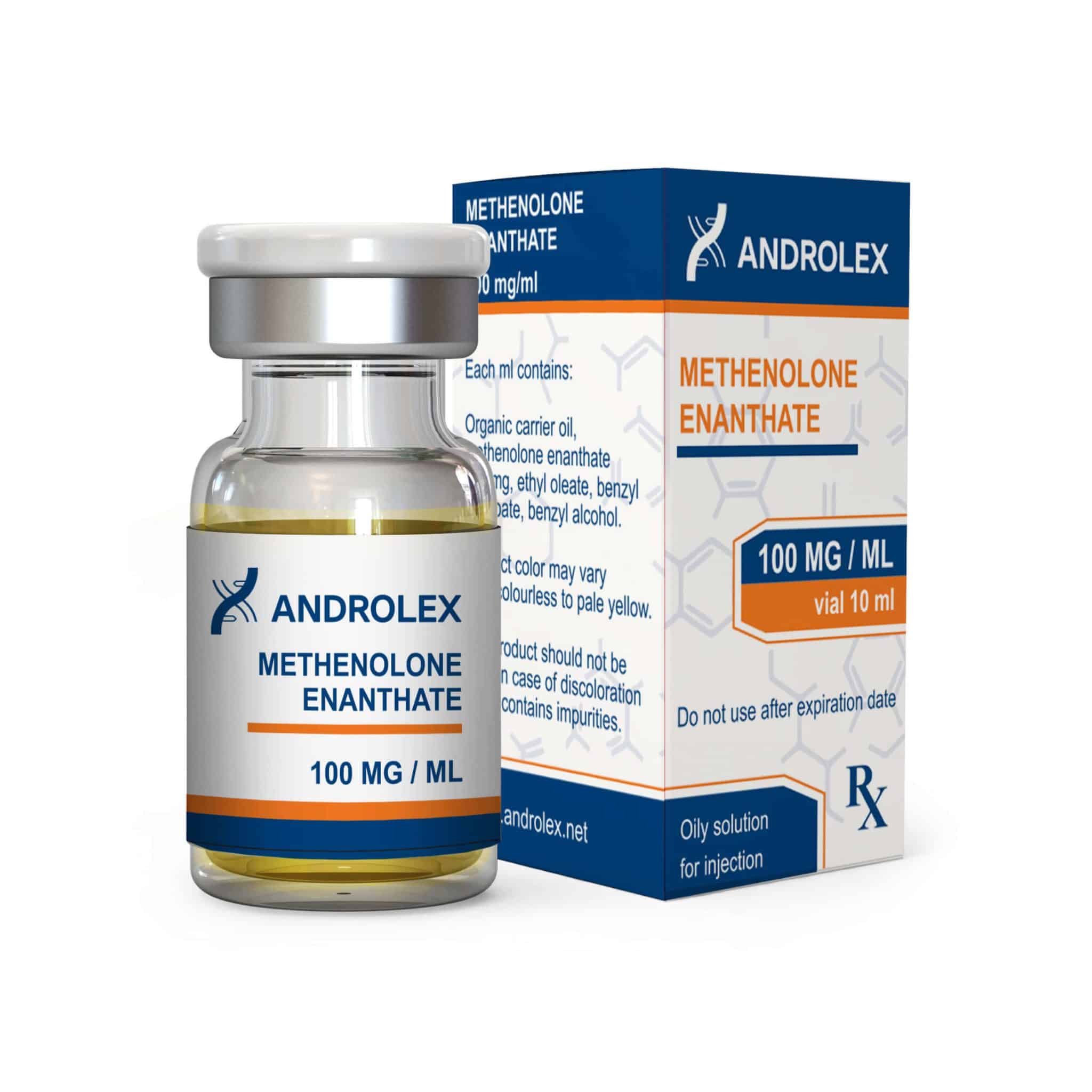 Methenolone enanthate 100 mg/ml vial- ANDROLEX
