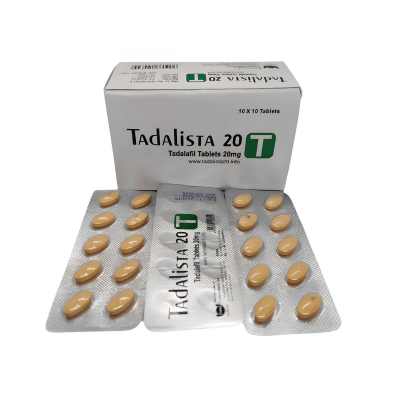 TADALISTA 20 MG (Tadalafil 20mg) (100 tabs) - CENTURION