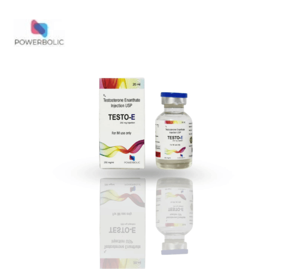 TESTO E 10 ML - Testosterone Enanthate USP 250mg 10 ml Vial - POWERBOLIC