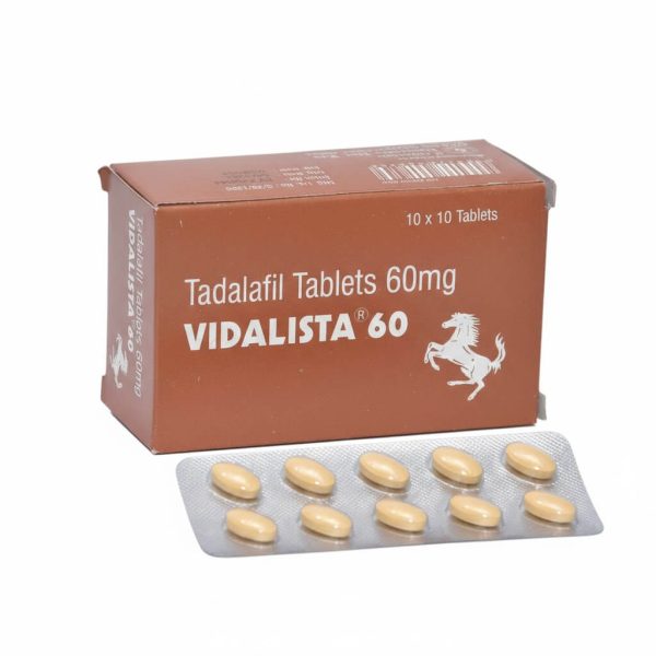 VIDALISTA 60 MG (Tadalafil 60mg) (100 tabs) - CENTURION